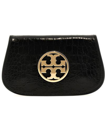 Tory Burch Reva Clutch - Black