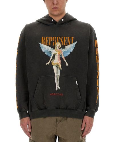 Represent Reborn Sweatshirt - Black