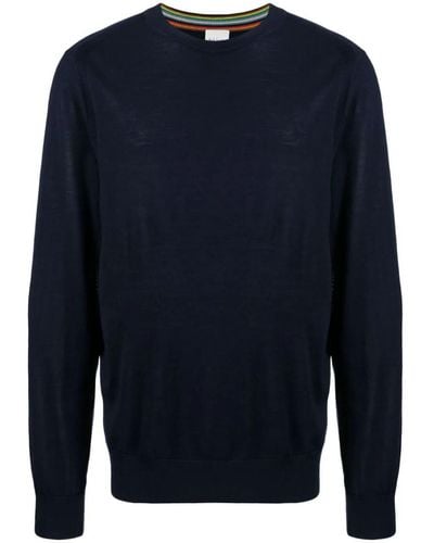 Paul Smith Sweater Crew Neck - Blue
