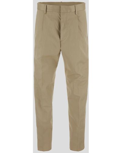 DSquared² One Pleat Pant - Natural