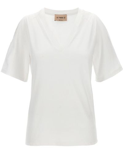 Le twins 'Gianna' T-Shirt - White
