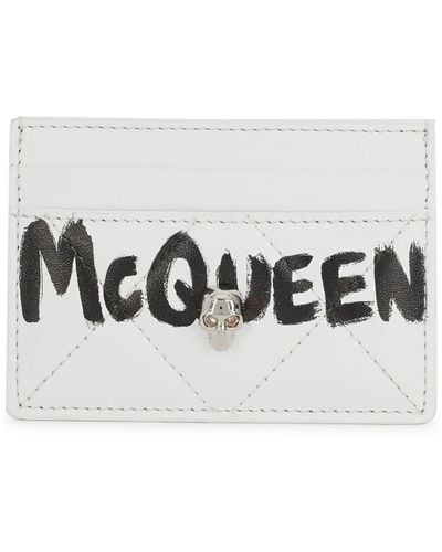 Alexander McQueen Wallets - White