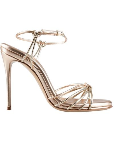 Casadei Florence Sandals Shoes - Metallic
