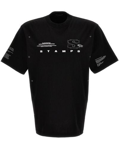 Stampd 'mountain Transit' T-shirt - Black