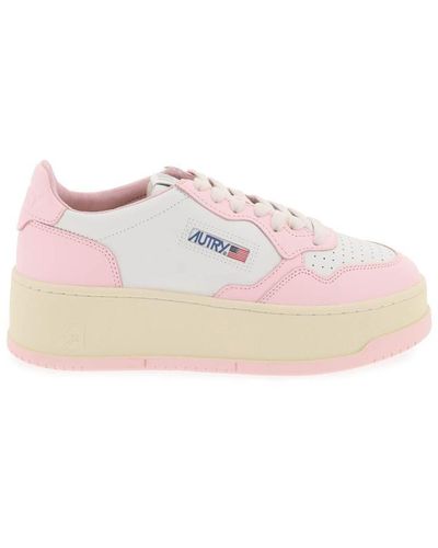 Autry Medalist Low Trainers - Pink
