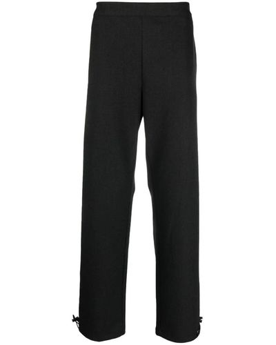 Aspesi Nord Comfort Drawstring Trousers - Black