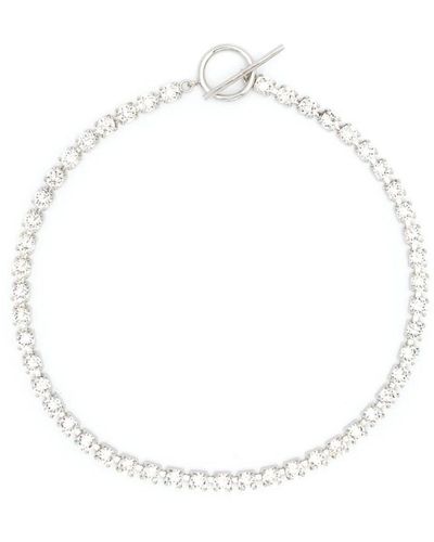 Isabel Marant Crystal-embellished Necklace - White