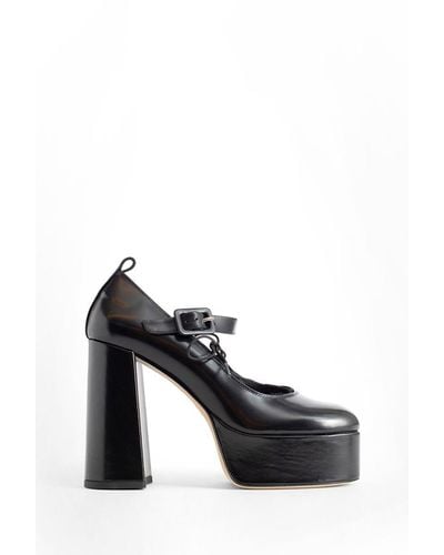 Simone Rocha Court Shoes - Black