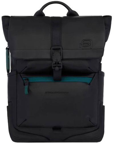 Piquadro Backpack For Pc And Ipad Cpn Chest Strap Bags - Black