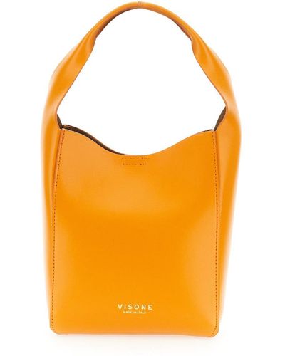 VISONE "elizabeth" Tote Bag - Orange