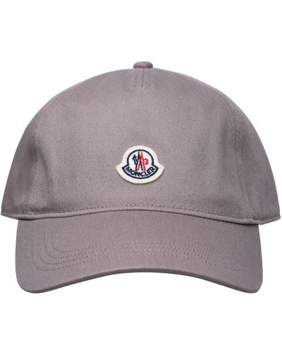Moncler Cotton Hat - Grey