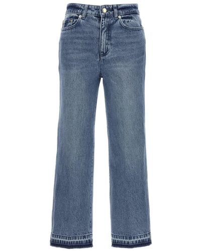 Michael Kors 'Crop Flare' Jeans - Blue