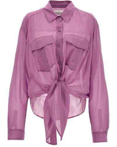 Isabel Marant Nath Shirt, Blouse - Purple