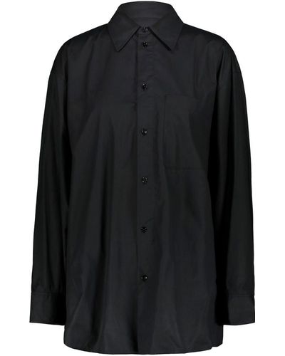 Lemaire Long Shirt Clothing - Black