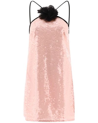 Self-Portrait Sequin Dress - Pink