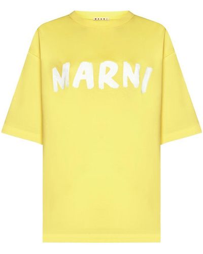 Marni T-shirts And Polos - Yellow
