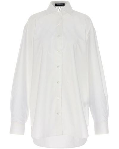 Raf Simons Mesh Insert Shirt Shirt, Blouse - White
