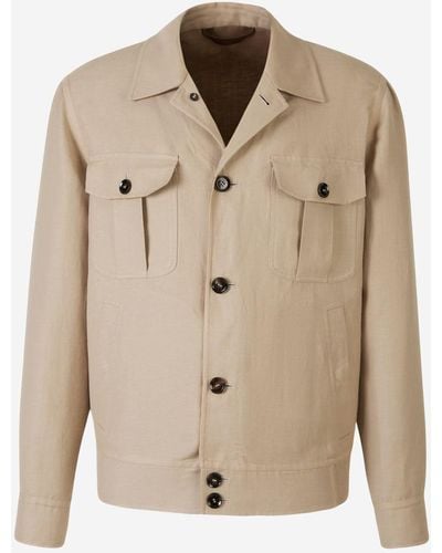 Brioni Linen Jacket - Natural