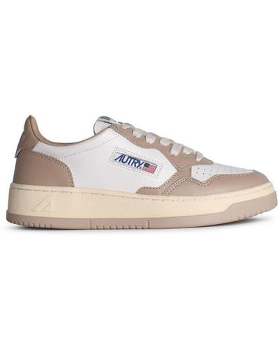 Autry 'Medalist' Leather Trainers - White