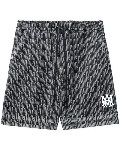 LV x YK Monogram Faces Knitted Shorts - Men - Ready-to-Wear