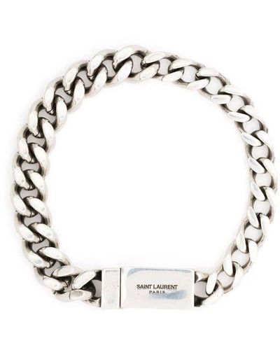 Saint Laurent Chain Bracelet - Metallic