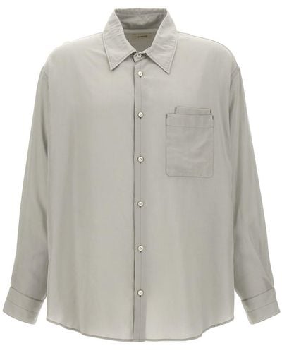 Lemaire 'Double Pocket' Shirt - Gray
