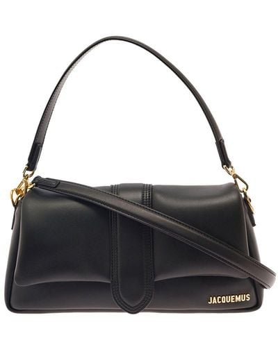 Jacquemus 'Le Bambimou' Shoulder Bag With Magnetic Fastening And Logo Detail - Black