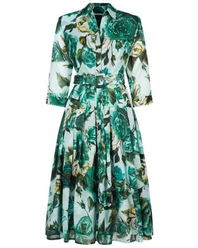 Samantha Sung Dress Dress - Green