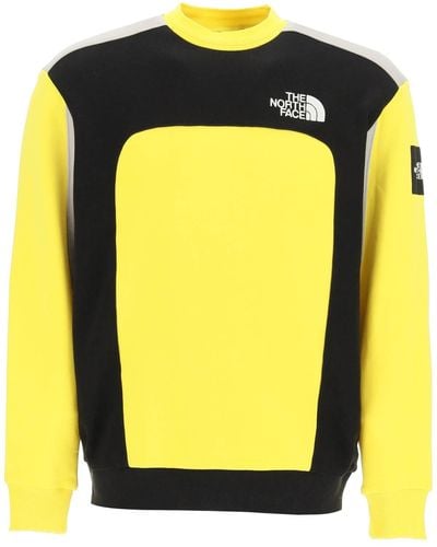The North Face Mtn Archive Cut & Sew Sweatshirt - Yellow
