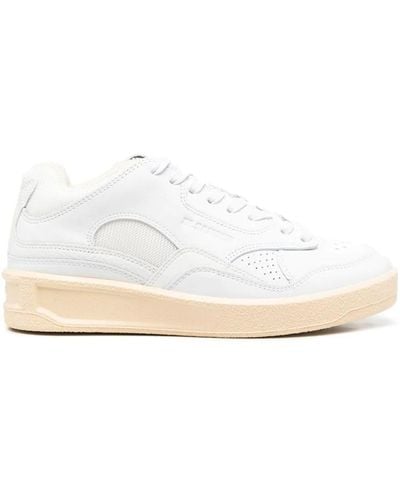 Jil Sander Basket Lo Sneakers - White