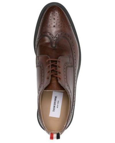Thom Browne Flat Shoes - Brown