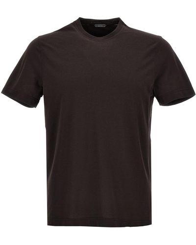 Zanone Ice Cotton T-shirt - Black