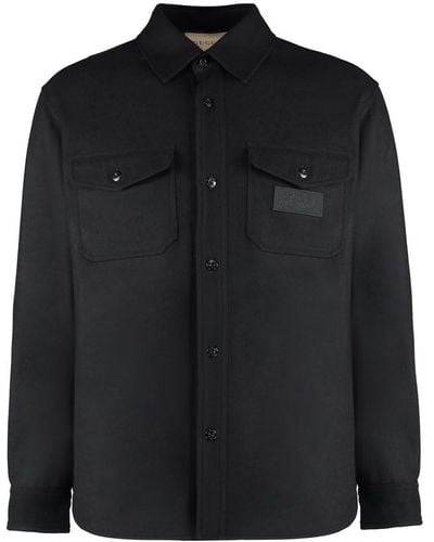 Gucci Wool Shirt - Black