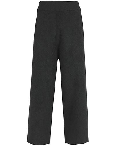 Majestic Filatures Knitted Pants - Black