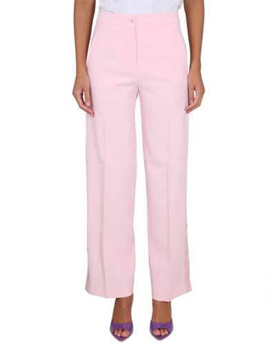 Boutique Moschino Pants With Buttons - Pink