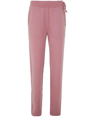 Extreme Cashmere N30 JOGGING Knitted Trousers Clothing - Pink