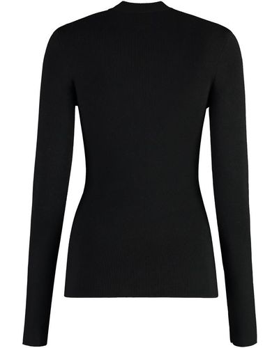 Burberry Wool Blend Pullover - Black