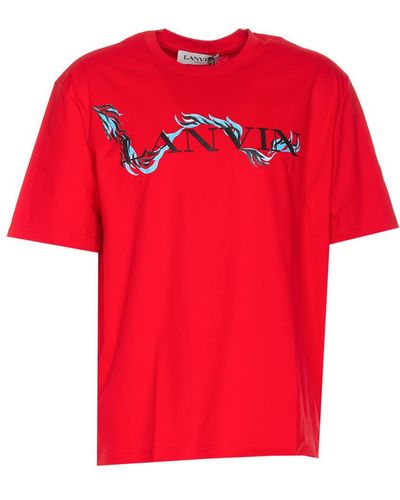 Lanvin T-shirts And Polos - Red