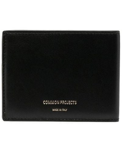 Common Projects Logo Stamp Billfold Wallet - Black