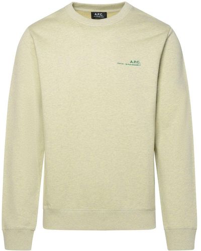 A.P.C. Cotton Sweatshirt - Natural