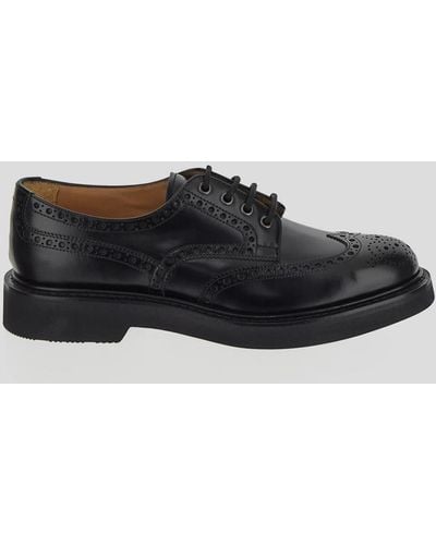 Church's Lichfield Brogue Derby Shoes - Gray