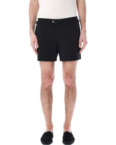 Tom Ford Nylon Swim Shorts - Black