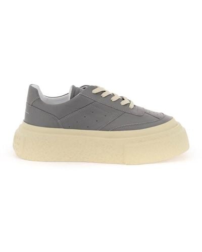 MM6 by Maison Martin Margiela Chunky Sole Gambetta Sneakers With - Gray