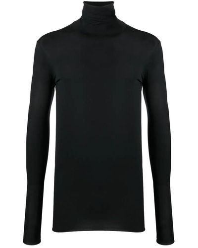 SAPIO High-neck Long-sleeve T-shirt - Black