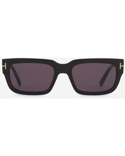 Tom Ford Ezra Rectangular Sunglasses - Gray