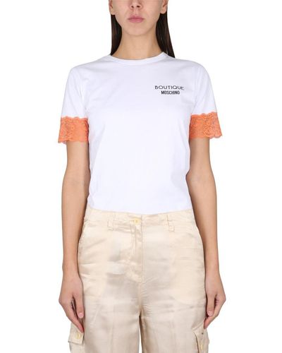 Boutique Moschino T-shirt With Logo - White