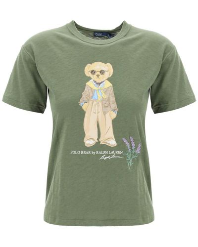 Polo Ralph Lauren Preppy Polo Bear T-shirt - Green