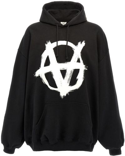 Vetements Diuble Anarchy Sweatshirt - Black