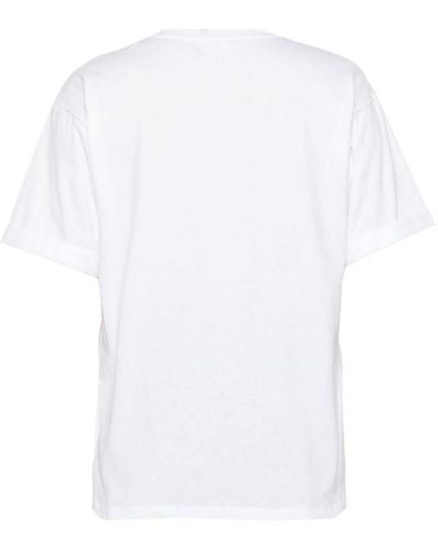 Elisabetta Franchi Logo T-Shirt - White