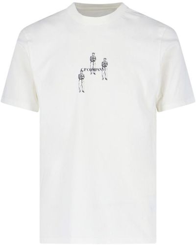 C.P. Company 'british Sailor' T-shirt - White